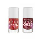 Pastel Lip To Cheek Tint Carmen ve Tint Lolita Ruj ve Allık 2 Li Set