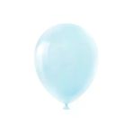 Pastel Makaron Balon 5" (12,5 Cm) Baskısız (50 'Li) -Mavi