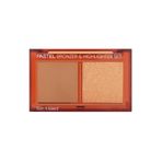Pastel No 02 Tan Bronze & Heat Glow Profashion Bronzer & Highlighter Set Aydınlatıcı Palet