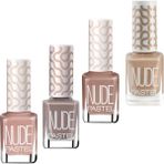 Pastel Oje 4 Lü 55.set 765-106-759-761 Pastel Nude Mavi Tonlar Oje Seti - 4'lü, Uzun Süre Dayanıklı ve Parlak Görünüm
