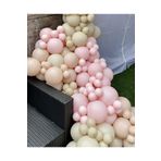 Pastel Pembe-Deniz Kumu-Somon Balon Seti 100 Adet