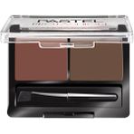 Pastel Profashion Eyebrow Duo 02 Medium 5 ml Suya Dayanıklı Kaş Farı ile Kolay Uygulama
