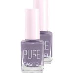 Pastel Pure Üzüm Rengi Koyu Mor Oje 2'li Set