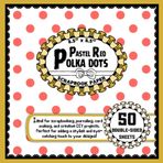 Pastel Red Polka Dots Scrapbook Paper: 50 Double-Sided Craft Paper Sheets, Dot Pattern for Mixed Media Art, Scrapbooking, Origami, Wrapping, & More | 8.5" x 8.5"