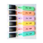 Pastel Renk Fosforlu İşaretleme Kalemi 6 Lı Set