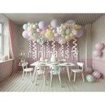 Pastel Renklerle Dolu Mutlu Bir Arka Plan: 200X150CM Stüdyo Fonu