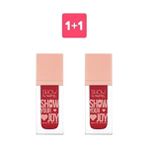 Pastel Show By Likit Allık 52 2'li Set Işıltılı Renk Özelliği ile Uzun Süre Kalıcı - Pembe