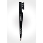 PASTEL Sıngle Tweezer Wıth Brush 09 Eğik Uçlu Cımbız+Kaş Tarağı