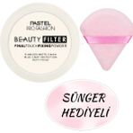 Pastel Sünger Hediyeli Pastel Profashion Fixing Powder Makyaj Sabitleyici Transparan Pudra - Renksiz