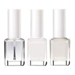 Pastel Synee French Set 3 Parça Oje Seti Beyaz ve Şeffaf Renkler 3×11 ml