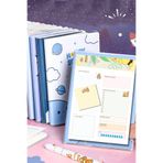PastelSanat 2'li Set Sünger Bob Günlük Planlayıcı ve Memopad Ders Çalışma Planlayıcı Daily PlannerA5