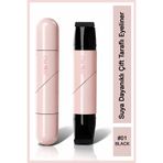 Pastelya Suya Dayanıklı Çift Taraflı Eyeliner Damga Kalem – SİYAH-Sağ Ve Sol Göz Uyumlu