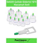 Pastimore Deluxe Series Selülit 12'li Kupa Seti Vakumlu Masaj Aleti Seti