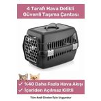 Pastimore Deluxe Serisi Güvenli & Konforlu Kedi Taşıma Sepeti Sağlam Pet Kutusu Seyahat Kafesi Çantası Pembe