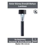 Pastimore Kablosuz Su Geçirmez Dayanıklı Şık Solar Güneş Enerjili Bahçe Lambası Plastik Saplama 30CM 1 Adet