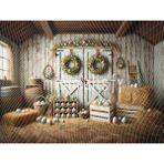 Pastoral Bahar Temasıyla Renkli Yumurta Arka Plan - 200X150CM, Stüdyo Fonu