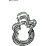 Pastry Planet Metal Kardanadam Düz Volovan / Kurabiye Kalıbı 6 Adet - 56 Adet