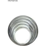 Pastry Planet Metal Yıldız Kardanadam Düz Volovan / Kurabiye Kalıbı 6 Adet - 60 Adet
