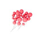 PASTRY PLANET Pasta Üstü Top Süs 20 Adet (Pembe Renk)