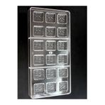 Pastry Planet Pıtırcıklı Kare Polikarbon Çikolata Kalıbı