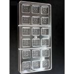 Pastry Planet Pıtırcıklı Kare Polikarbon Çikolata Kalıbı