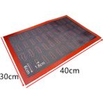 Pastry Planet Profesyonel Delikli Ekler Silpatı 30X40 cm