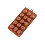 PASTRY PLANET Silikon Çikolata Kalıbı Karışık Çiçek Temalı