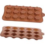 Pastry Planet Silikon Çikolata Kalıbı Yaprak Desenli