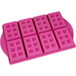 Pastry Planet Silikon Waffle Kalıbı - Açık Pembe