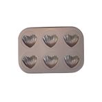 Pastry Planet Teflon Kalp Muffin Tepsisi