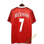 Pasxaspor Nostalji Manchester United 92/93 Sezonu Beckham Iç Saha Retro Forma Modeli - Kırmızı