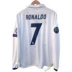 Pasxaspor Real Madrid 2017 Iç Saha Şampiyonlar Ligi Uzun Kol Ronaldo Forması - Beyaz - XL