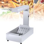 Patates Kızartması Isıtıcısı, Cipsler İçin Gıda Isıtma Lambası Ticari Isı Işıksız, 1000W Tezgah Üstü Gıda Isıtıcısı, Ayaklı Isıtma Boşaltma İstasyonu Çurrolar