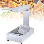 Patates Kızartması Isıtıcısı - Tezgah Üstü Yemek Isıtma Lambası, Pizza, Patates Kızartması, Kızarmış Tavuk Isıtmak İçin Ayaklı Isıtma Boşaltma İstasyonu, Ayarlanabilir Sıcaklık 86-185℉