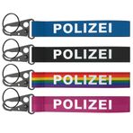 PatchForce - Polis anahtarlık - Karabina / kancalı anahtarlık - Polisler, çocuklar veya koleksiyoncular için ekipman, aksesuar veya hediye olarak - Anahtarlık, Siyah