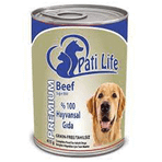 Pati 400 gr 24'lü Life Beef Sığır Etli Tahılsız Köpek Konservesi