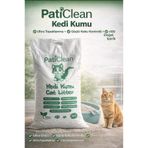Pati Clean 20 Lt %99 Tozsuz İnce Taneli Süper Topaklanan Beyaz Bentonit Kedi Kumu Kokusuz Organik Kedi Kumu