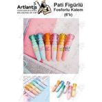 Pati Fosforlu Kalem 1 Paket 6 Renk Sevimli Pati Figürlü İşaret Kalemi Mini 6 Lı Fosforlu Kalem