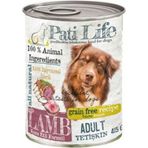 Pati Life 24x415 gr Yetişkin Kuzu Etli Yaş Konserve Köpek Maması