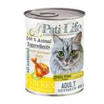 Pati Life Tavuklu Konserve 24 x 415 gr Yetişkin Kedi Maması