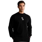 Pati Unisex Sweatshirt (50, Siyah, L)
