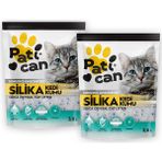Patican 3.8 lt x 2 Adet Silika Kristal Kedi Kumu