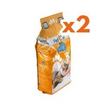 Paticat 2x10 lt Portakal Kokulu Doğal Kalın Taneli Kedi Kumu