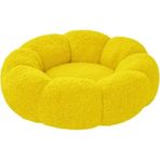 Patiderm Bubble Sarı Peluş Kedi Köpek Yatak
