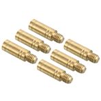 PATIKIL 3g bakır Dart ağırlık ekleme aksantüatör 6 adet 14mm uzunluk 2BA iplik dart ağırlık ayarlayıcı Dart aksesuarları altın