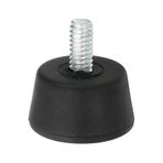 PATIKIL Evrensel 1/4 "x 1.3" Kauçuk Tripod Ayakları, Kamera Tripodları Monopod için Kaymaz Tripod Yedek Parçalar, Siyah
