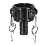PATIKIL IBC Tote Adaptör 2 "Cam Kilidi 32mm Barb Uydurma, 275-330 Galon Tahliye Adaptörü Tank Bahçe Sulama Hortumu için Uydurma