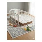 PATİKO Furniture 60*120 JAKARLI KUMAŞ BEBEK YATAĞI 10 CM