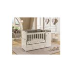 Patiko Furniture Sahra 890 Büyüyen Beşik 60x165 Beyaz