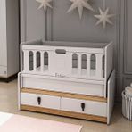Patiko Patiko Furniture Rose R 121 Asansörlü Beşik Meşe